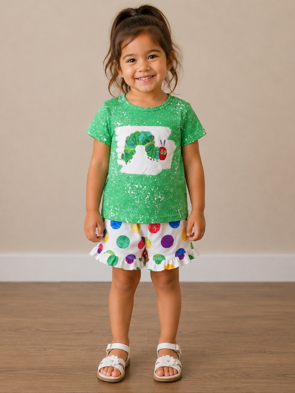 Eric Carle Very Hungry Caterpillar Matching Set Girls Size 4T NWOT